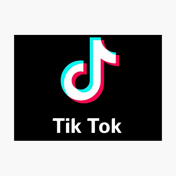 Tiktok Logo Photographic Prints | Redbubble