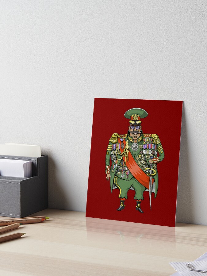 The deals Dictator Signed frog wall art decor