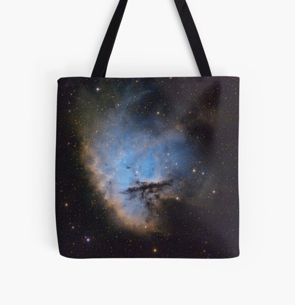 Pacman Nebula All Over Print Tote Bag