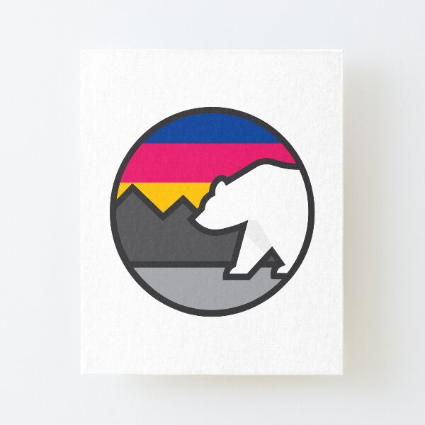 Polar Bear Canvas Mounted Print
