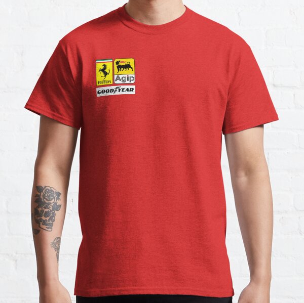Ferrari 1980-1990 F1 Camiseta clásica
