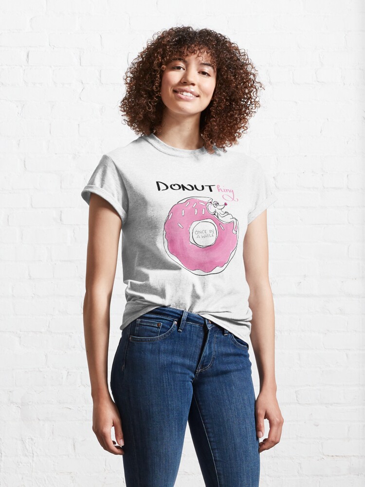 Alternate view of Donuthing once in a while Classic T-Shirt