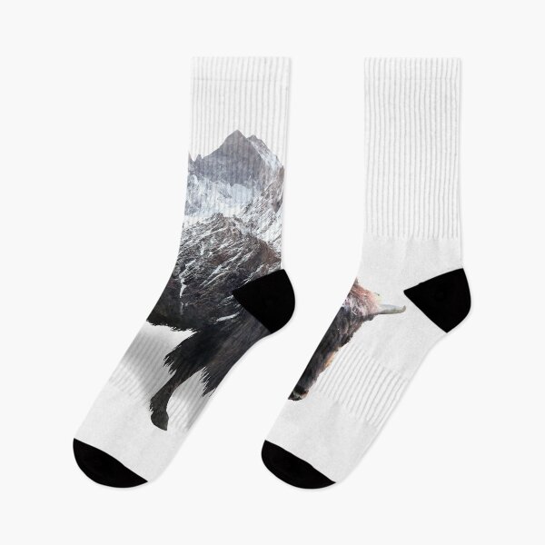 Item preview, Dramabite Bison Buffalo Double Exposure Surreal Wildlife Native Animal designed and sold by dramabite.