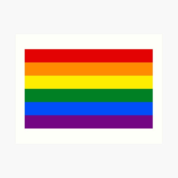 Rainbow Flag Gifts & Products Art Print