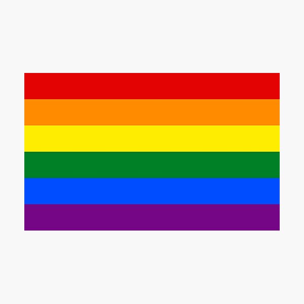 RAINBOW FLAG Gifts & Products Photographic Print