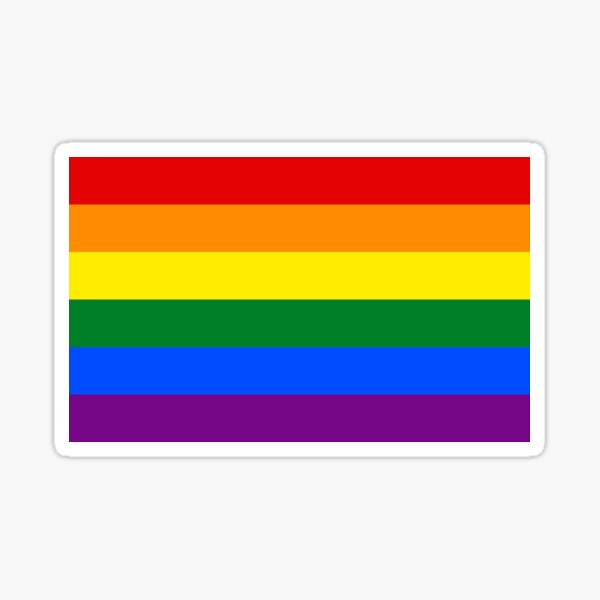 Rainbow Flag Gifts Products Sticker By Mpodger Redbubble