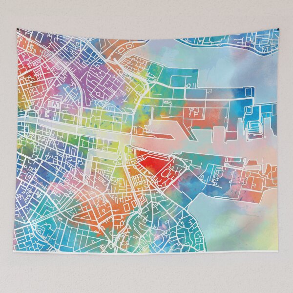 Item preview, dublin map designed and sold by BekimART2.
