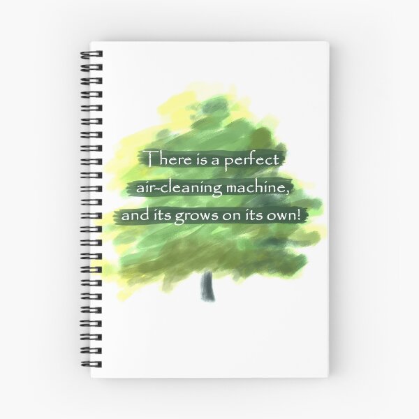 Item preview, Tree with positive message about air-cleaning designed and sold by SolisRadius.