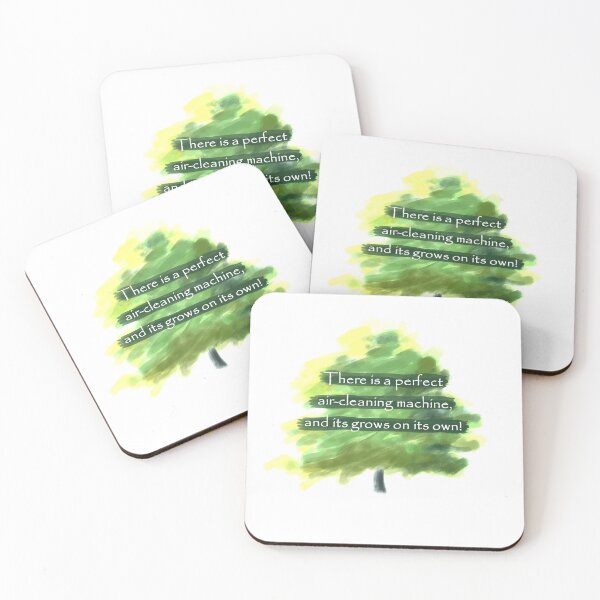 Item preview, Tree with positive message about air-cleaning designed and sold by SolisRadius.