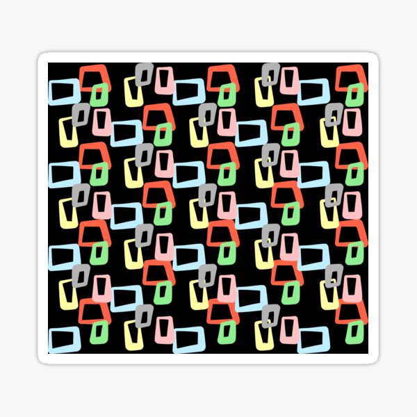 Fifties Retromuster Sticker