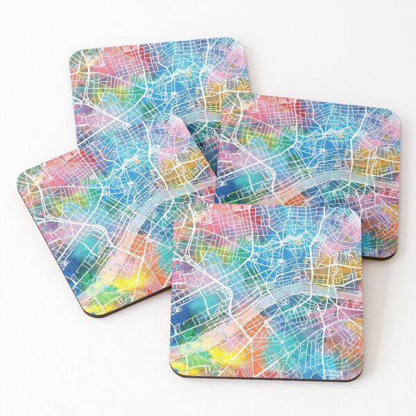 Item preview, frankfurt map designed and sold by BekimART2.