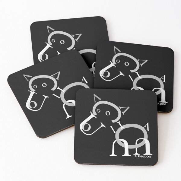 Item preview, Alpha Dog Typographic for Darker Colors designed and sold by Square Bear Studio.