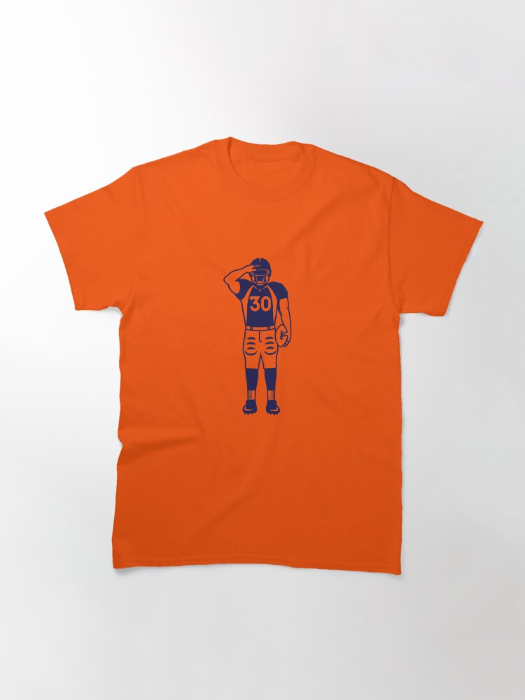 Alternate view of Copy of Mile High Salute (Solid Blue) Classic T-Shirt