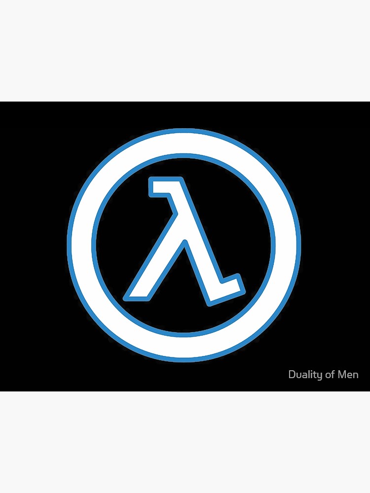 Half Life Alyx Lambda Hev Suit Symbol Logo Postcard By Duality Of Men Redbubble