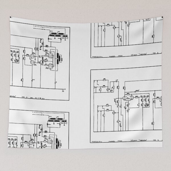 Item preview, Marshall 'Tremelo' circuit diagram (1930) designed and sold by timothybeighton.