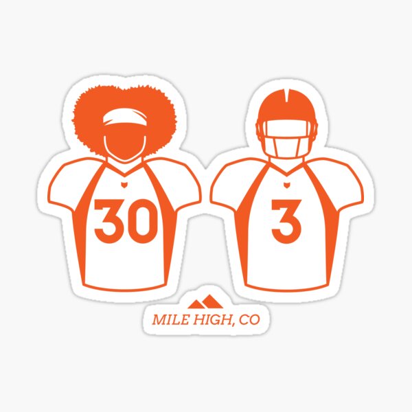 Mile High Bronco Sticker for Sale by NimbleAnvil