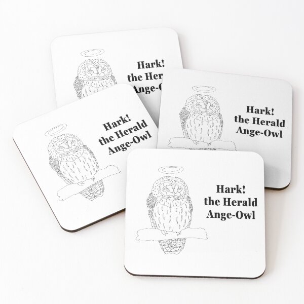 Item preview, Hark! the Herald Ange-Owl designed and sold by nolessjess.