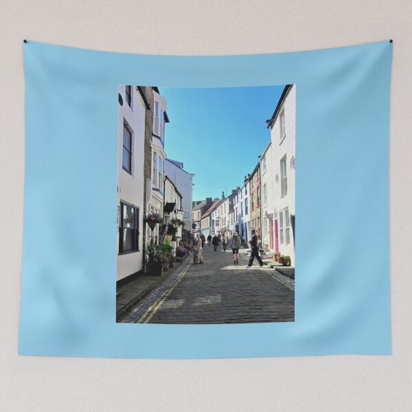 Item preview, Street in Staithes, North Yorkshire - CS-009 designed and sold by roryridleyduff.