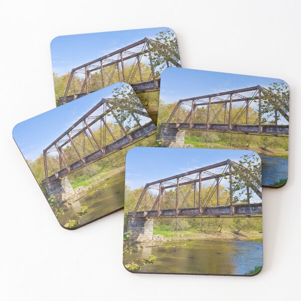 Item preview, Old Southern Railroad Trestle Bridge On The Valley River designed and sold by John Bailey.