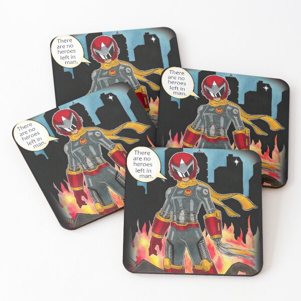 Item preview, Prototype Man Robot in a Burning City Protoman No Heroes Edition designed and sold by PyromaniacJoe.