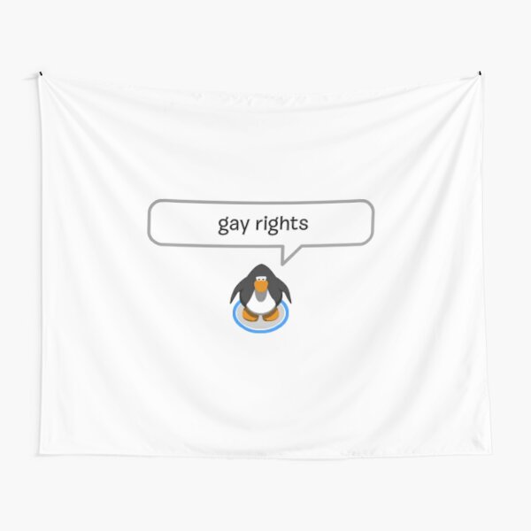 Club penguin memes Tapestry for Sale by artdesign802