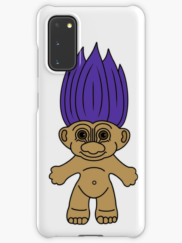 purple hair troll