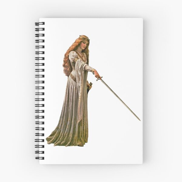 Item preview, Medieval/Fantasy Princess with Sword designed and sold by emovendo.