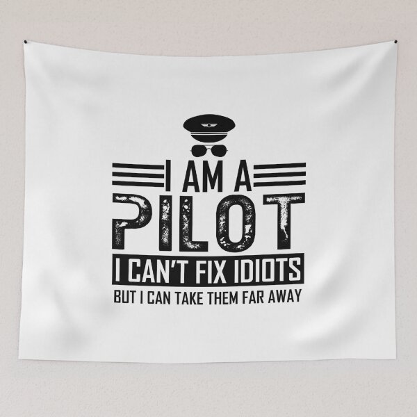 Artikelvorschau, Ich bin ein Pilot Ich kann nicht reparieren Idioten Flugzeug Pilot lustiges Geschenk entworfen und verkauft von hadleydesigns.