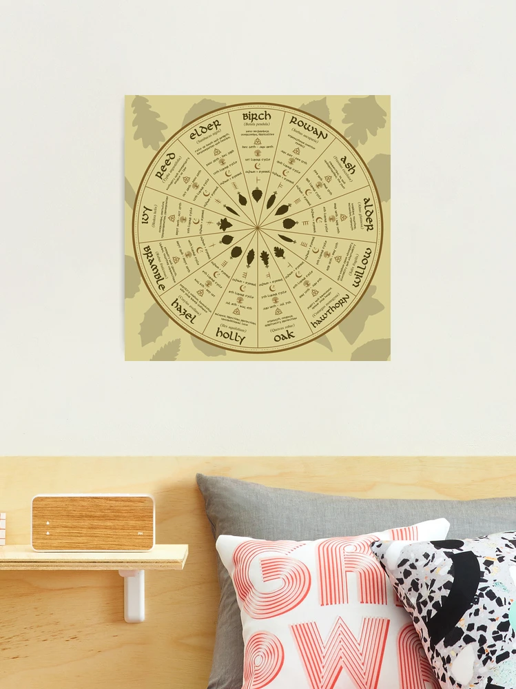 Celtic Ogham Tree Calendar " Photographic Print for Sale by AliceandtheBird  | Redbubble