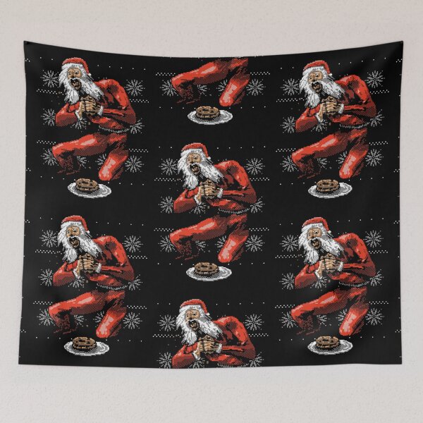 Item preview, Santa Devouring His Cookies designed and sold by wytrab8.