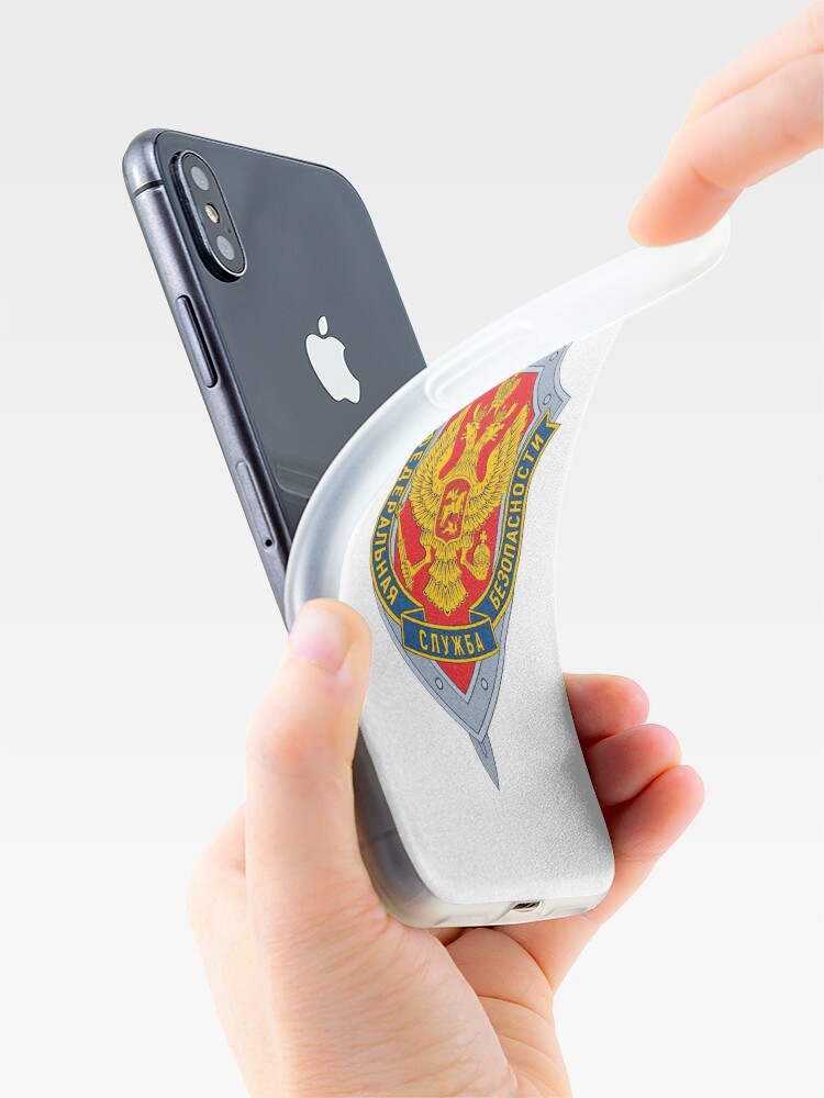 Alternate view of Emblem of the Russian Federal Security Service iPhone Case