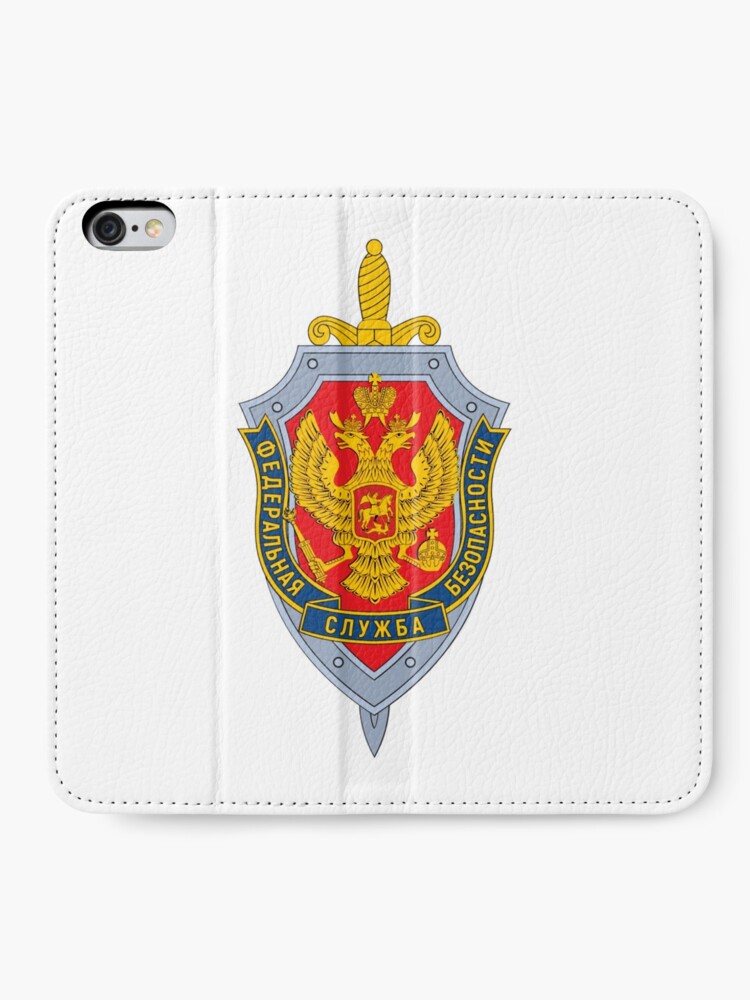 Alternate view of Emblem of the Russian Federal Security Service iPhone Wallet