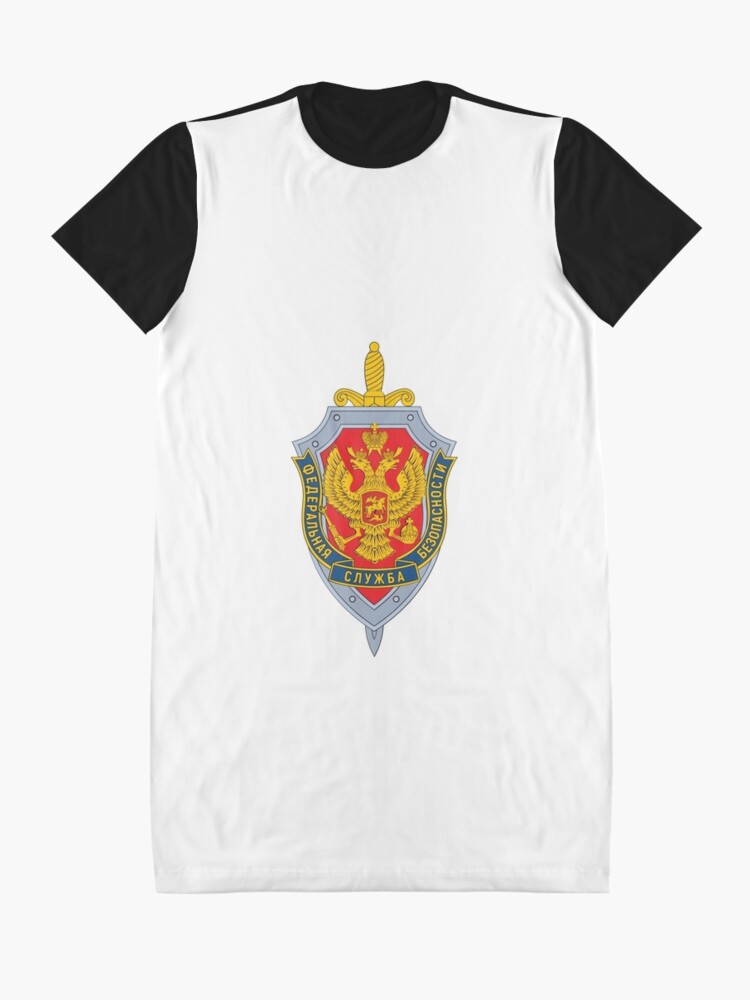 Alternate view of Emblem of the Russian Federal Security Service Graphic T-Shirt Dress