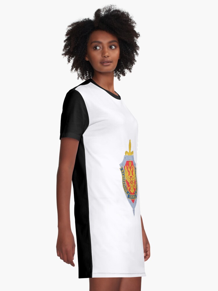 Alternate view of Emblem of the Russian Federal Security Service Graphic T-Shirt Dress