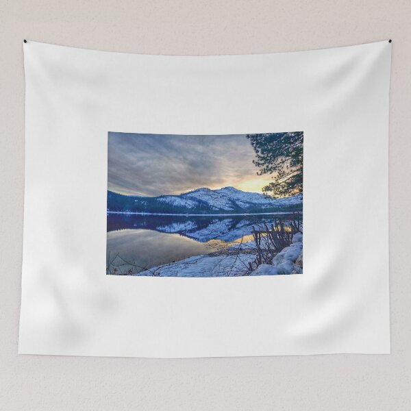 Item preview, Donner Lake Winter Sunset designed and sold by AmeliaOphelia.