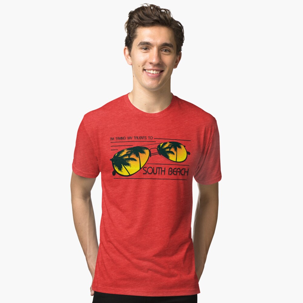 miami heat south beach shirt