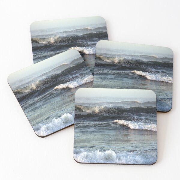 Item preview, Crisp beach morning, early sun catches Atlantic waves designed and sold by Fikkels.