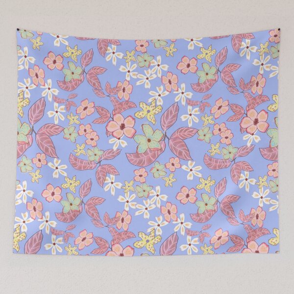 Item preview, Pretty Flowers in Lilac Garden designed and sold by fabqa.