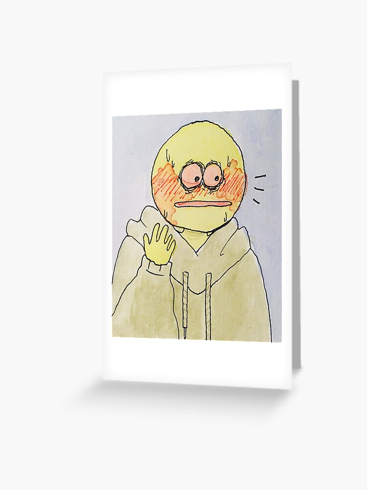 Sad cursed emoji | Greeting Card