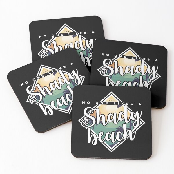 Item preview, Funny Pun No One Likes A Shady Beach Cute Graphic print designed and sold by Raymond Cloud.