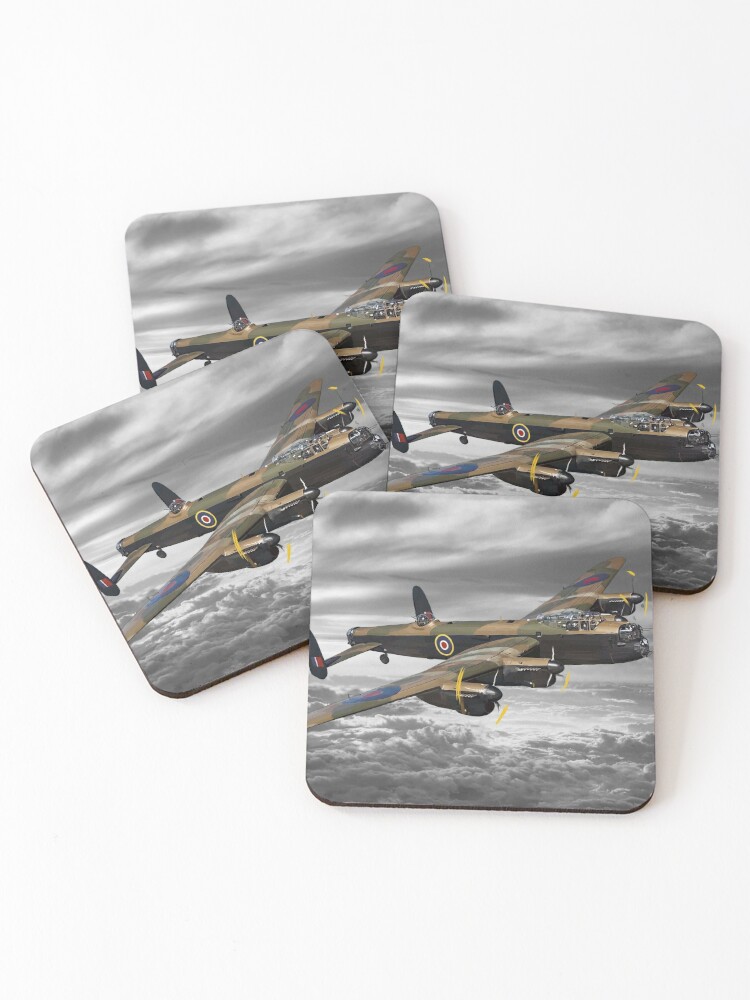 Thumbnail 1 of 5, Coasters (Set of 4), Avro Lancaster designed and sold by Sibo Miller.