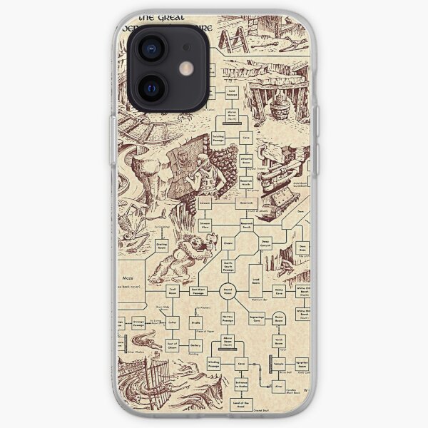 Zork Map iPhone Soft Case