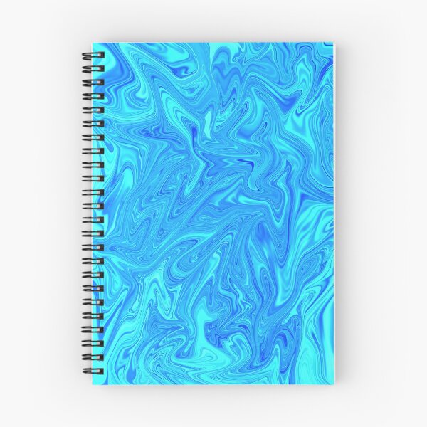 Item preview, Abstract blue liquid marble swirl  designed and sold by wholesomememe.