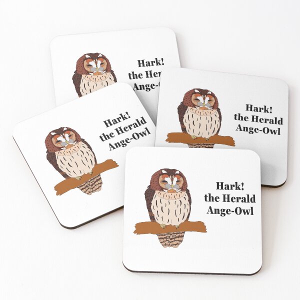 Item preview, Hark! the Herald Ange-Owl designed and sold by nolessjess.