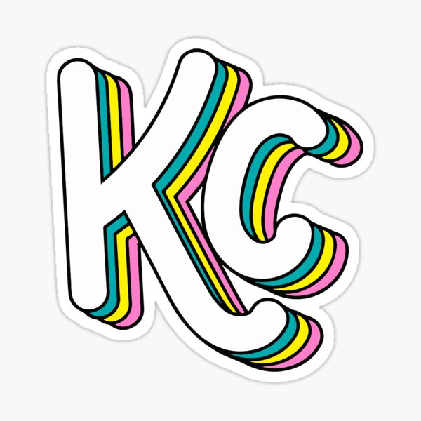 Retro KC (Neon) Sticker