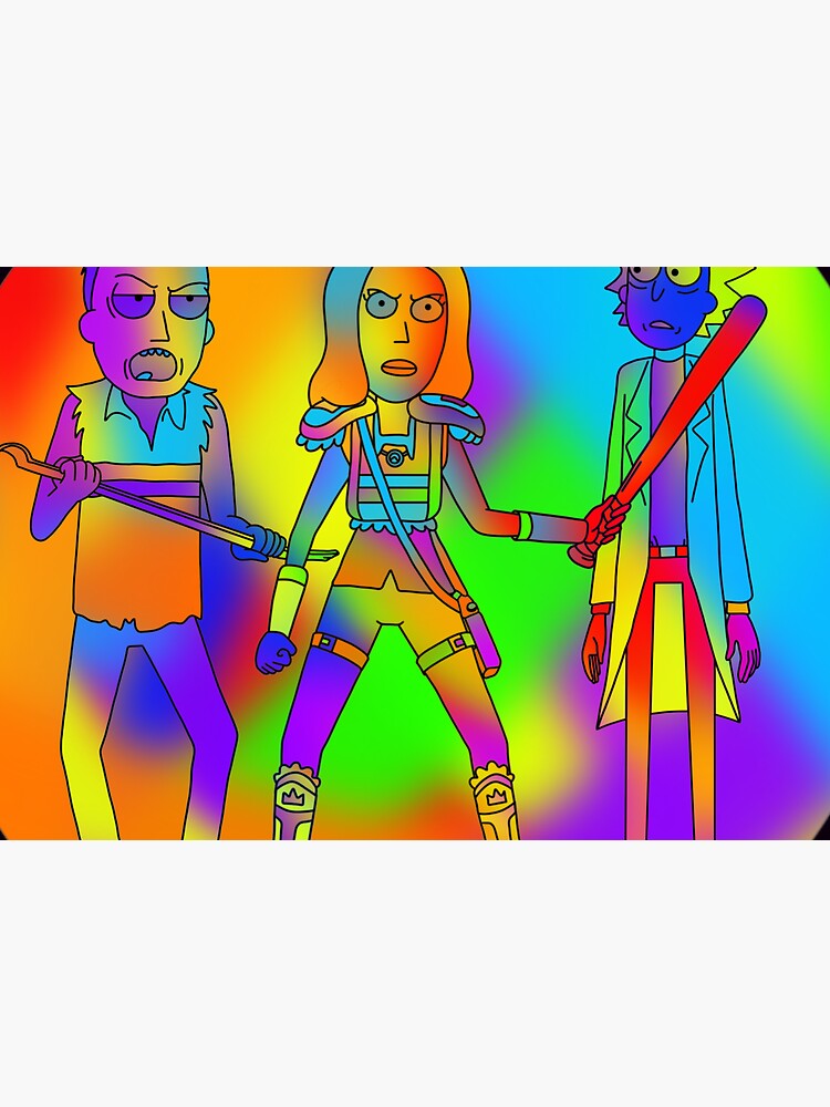 Rick and Morty | We've got this Rainbow Rick by Mxdesign888