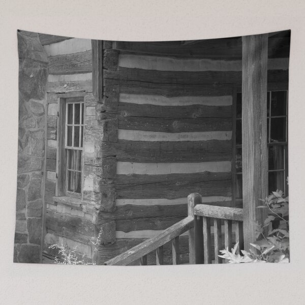 Item preview, Log Cabin stairs designed and sold by Allen Penton.