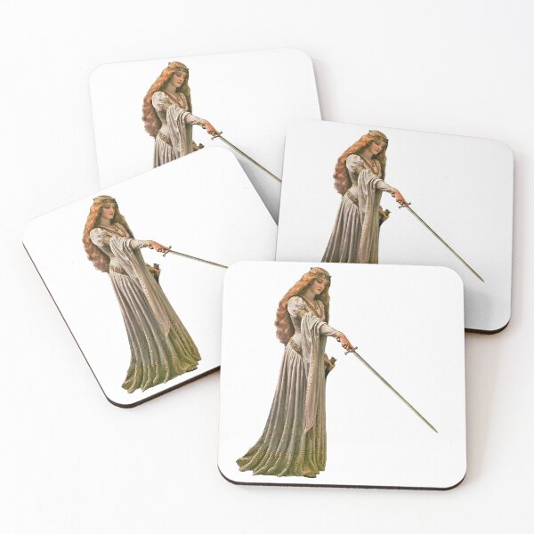 Item preview, Medieval/Fantasy Princess with Sword designed and sold by emovendo.