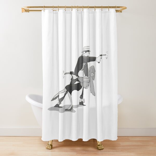 Killer Couple Shower Curtain