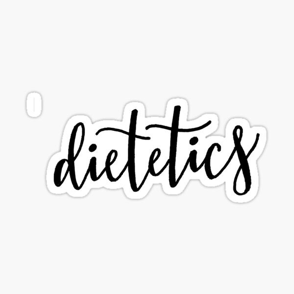 dietetics Sticker